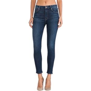 MOTHER High Waisted Looker Ankle in Slow Ride